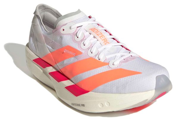 Chaussures Running adidas Adizero Takumi Sen 11 Blanc/Orange Femme