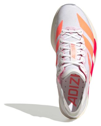 Chaussures Running adidas Adizero Takumi Sen 11 Blanc/Orange Femme