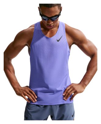 Camiseta sin mangas Nike AeroSwift azul para hombre