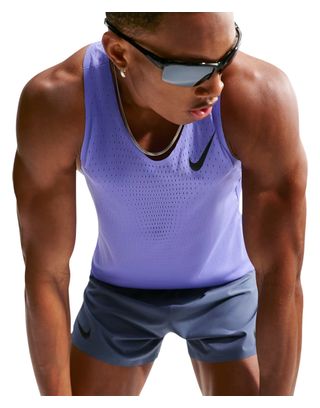 Camiseta sin mangas Nike AeroSwift azul para hombre