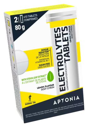 20 Energy Lozenges Aptonia Electrolytes Tabs Lemon 4g