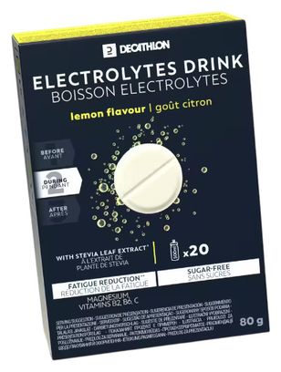 20 pastiglie energetiche Aptonia Electrolytes Tabs Limone 4g