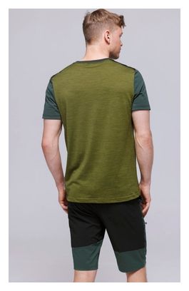 Devold Norang Kurzarm T-Shirt Merino 150 Grün