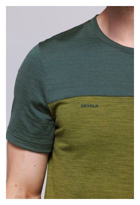 T-Shirt Manches Courtes Devold Norang Merino 150 Vert