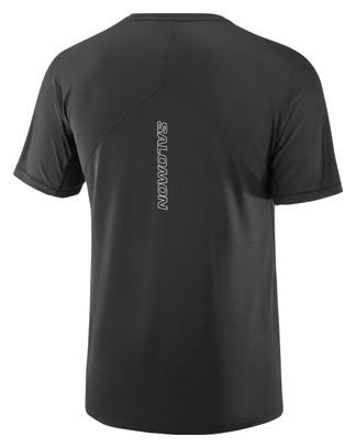 Salomon Sense Aero Zwart Korte Mouw T-shirt