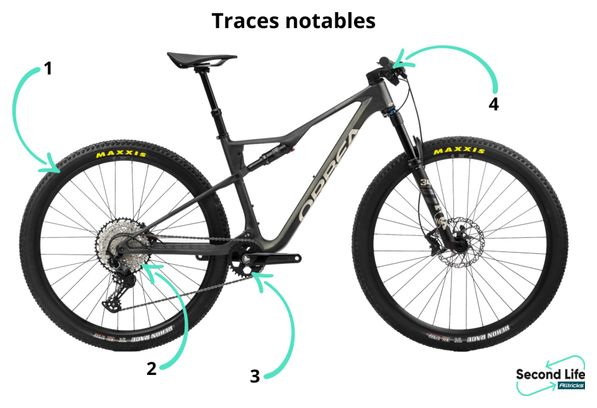 Produit Reconditionné - VTT Tout-Suspendu Orbea Oiz M30 Shimano Deore/SLX 12V 29'' Noir 2023