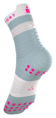 Compressport Pro Racing V4.0 Run High Ironman 2026 Socks - Gray/Pink