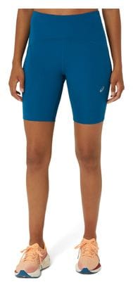 Cuissard Asics Road High Waist 8in Bleu Femme