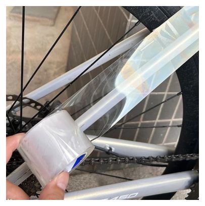 Transparentes Schutzband für Fahrradrahmen – 7 cm × 5 m – Kratzschutz und unsichtbar