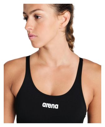 Arena Team Swim Tech Solid Black Women's Backless Swimsuit