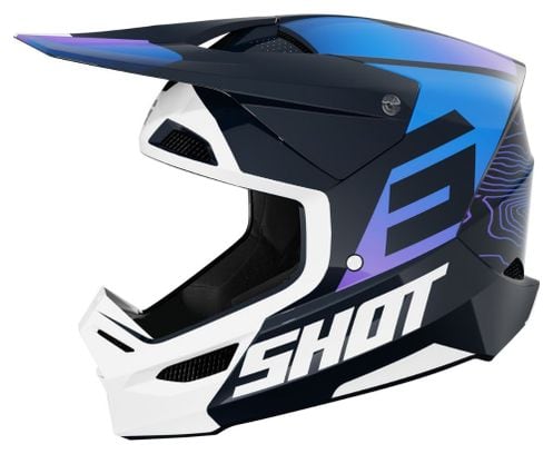 Casque Intégral Shot Furious Apex Bleu Adulte