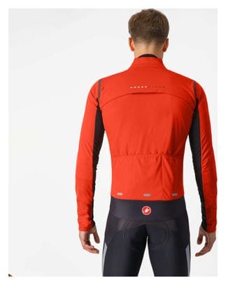 Castelli Alpha Doppio Ros Long Sleeve Jas Rood