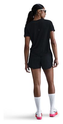 Maillot de manga corta para mujer Nike Dri-Fit Tempo Negro