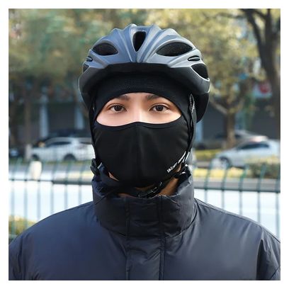 Bonnet d'Hiver Balaclava Polaire Thermique Coupe Vent noir