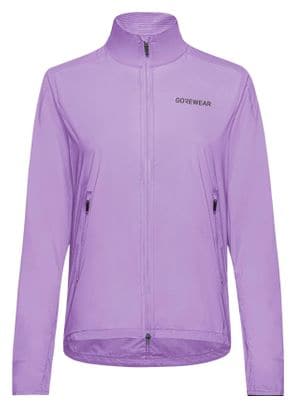 Veste coupe-vent Running Gore Wear Concurve Windbreaker Violet Femme