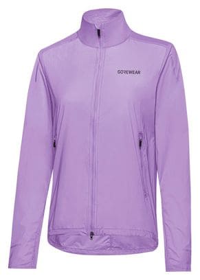 Veste coupe-vent Running Gore Wear Concurve Windbreaker Violet Femme