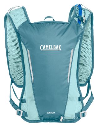 Chaleco de trail Camelbak Circuit 5.5L azul para mujer + bolsa de agua 1.5L