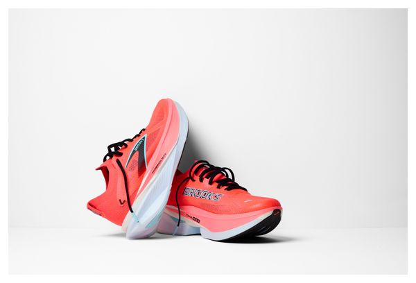 Brooks Hyperion Max 3 Roze/Blauw Heren Hardloopschoenen