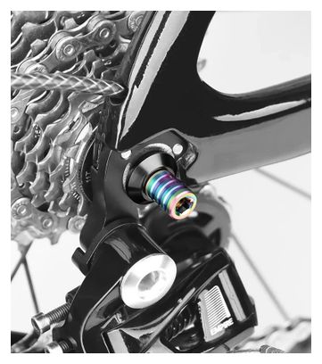 Schnellspanner Hinterradachse Fahrrad – Titan-/Aluminiumlegierung, 100 mm