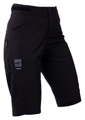 Pantalón Corto Mujer Leatt Trail 3.0 Skin Negro