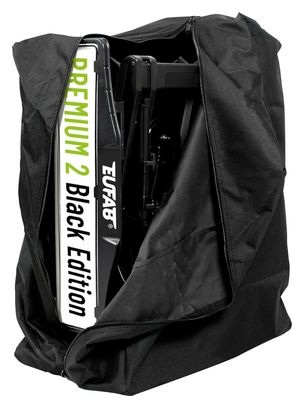 Porte-vélos 2 vélos PREMIUM II BLACK Edition pliable et basculant - EUFAB