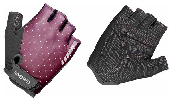 GripGrab Rouleur Women Short Gloves Purple Black