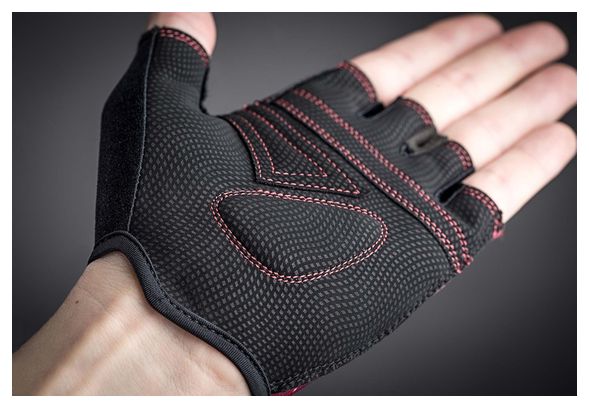 Paire de Gants Courts Femme GripGrab Rouleur Violet Noir