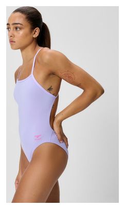 Maillot de Bain 1 Pièce Femme Club Training V-Back 2.0 Violet