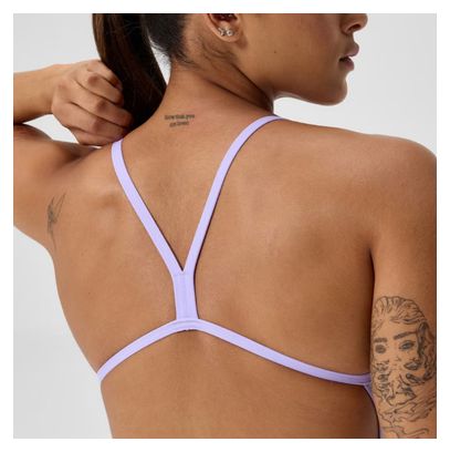 Maillot de Bain 1 Pièce Femme Club Training V-Back 2.0 Violet