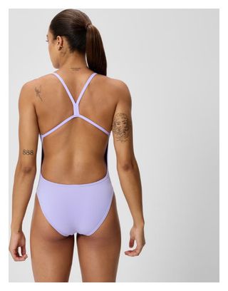 Maillot de Bain 1 Pièce Femme Club Training V-Back 2.0 Violet
