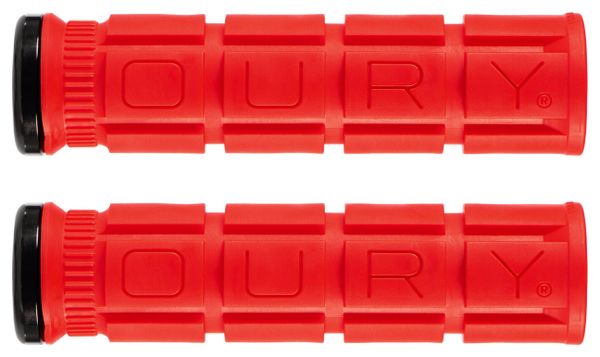 Manopole Oury Grip Lock-On V2 Candy Red