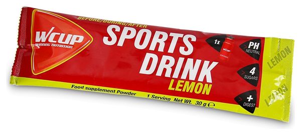 Wcup Sports drink  Citron (30g) Pack de 24