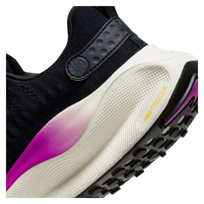 Nike ReactX Infinity Run 4 Zwart Violet Dames Hardloopschoenen