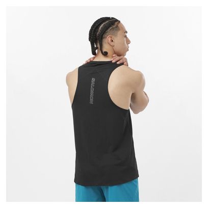 Camiseta de tirantes Salomon Sense Aero Negra Hombre