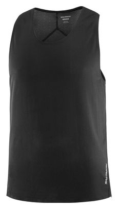Camiseta de tirantes Salomon Sense Aero Negra Hombre