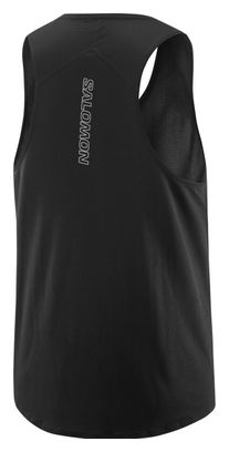 Camiseta de tirantes Salomon Sense Aero Negra Hombre
