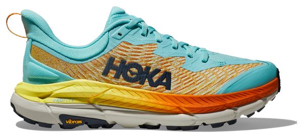 Hoka One One Mafate Speed 4 Blu Arancione Scarpe da trail da uomo