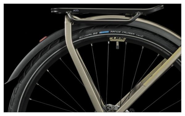 Cube Kathmandu Pro Trapeze Trekking Bike Shimano Deore/XT 10S 700 mm Flash Stone Beige Grey 2023