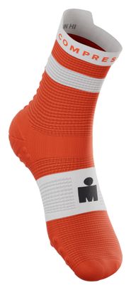 Compressport Pro Racing V4.0 Run High Ironman 2026 Socks - Red/White