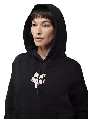 Colección Fox Sudadera con capucha TS57 para mujer Negra