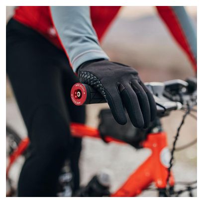 Embouts De Guidon Aluminium Rouge - Équilibreurs Pour Vélo Ou Moto - La Paire