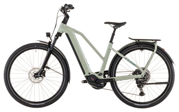 VTC Électrique Cube Kathmandu Hybrid One 800 Trapeze Shimano Cues 10V 800 Wh 700 mm Vert Pea 2026