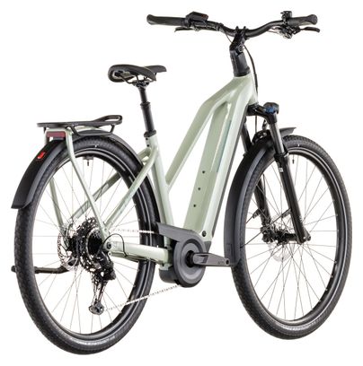 VTC Électrique Cube Kathmandu Hybrid One 800 Trapeze Shimano Cues 10V 800 Wh 700 mm Vert Pea 2026