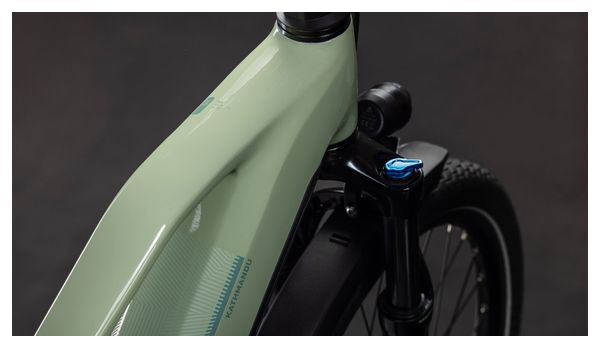 VTC Électrique Cube Kathmandu Hybrid One 800 Trapeze Shimano Cues 10V 800 Wh 700 mm Vert Pea 2026
