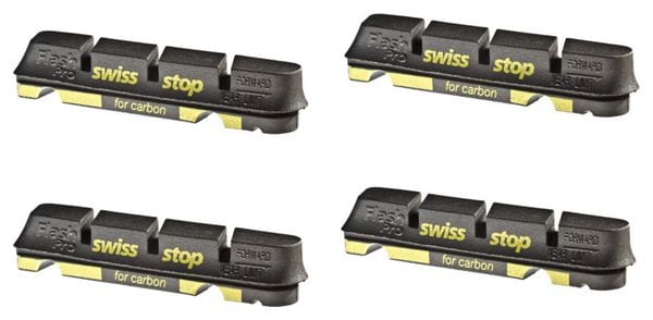 SwissStop FlashPro Black Prince x4 Bremsbelageinsätze Carbonfelgen Für Shimano / Sram / Campagnolo