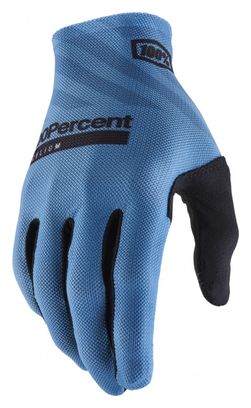 100% Celium Slate Blue Long Gloves