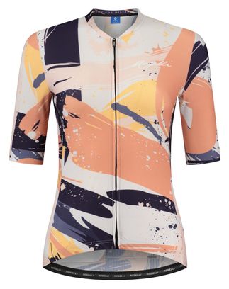 Maillot Manches Courtes Velo Rogelli Flair - Femme
