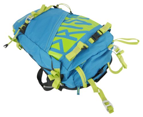 Sac à dos modulable SES Modèle Titane 22L Couleur Blue Lagoon & Green Light Base taille S/M