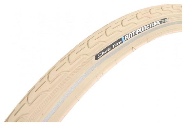 DELI TIRE Pneu Extérieur S-604 28 X 1 1/2 Crème Reflet