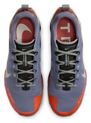 Trail Running Shoes Nike React Wildhorse 8 Gris Orange